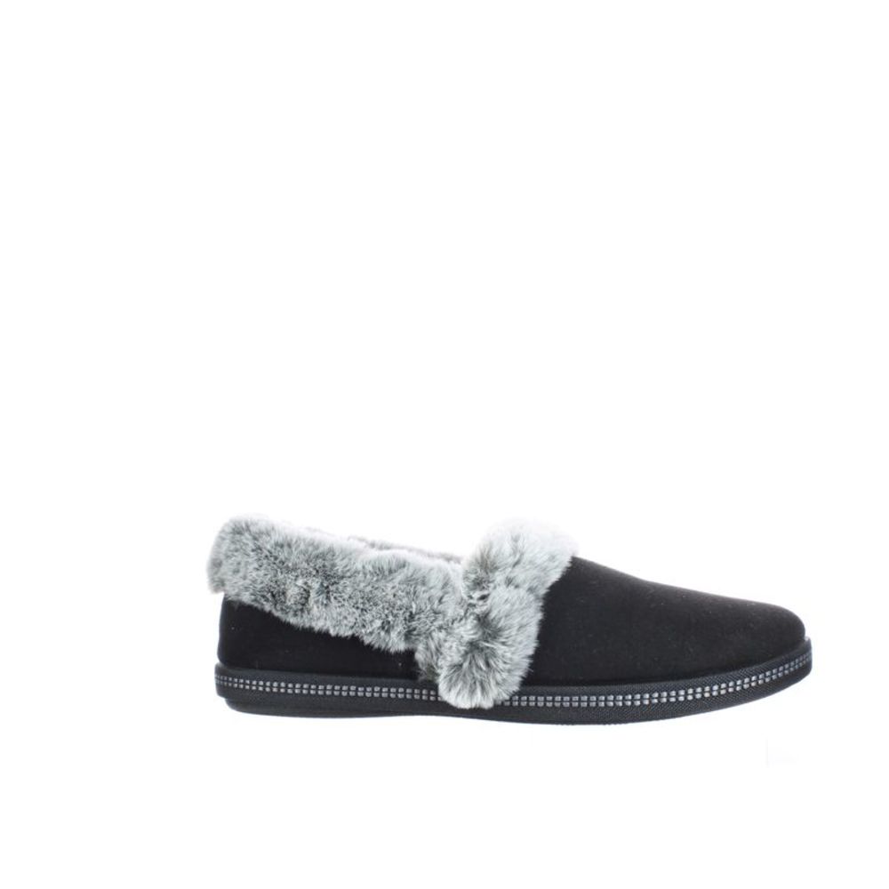 Skechers Womens Memory Foam Black Slippers Size 8.5 Medium (B, M)